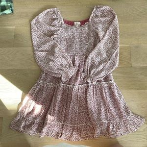 Hayden Girls size girls M mini dress with cute pink flower pattern